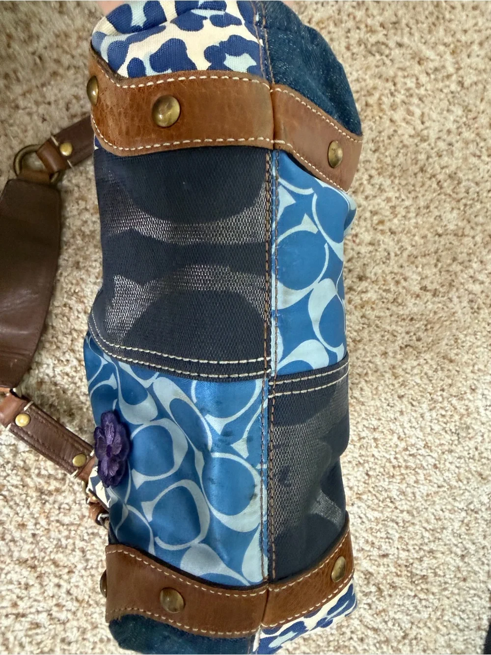 Coach Carly Patchwork Hobo - Picture 5 of 10